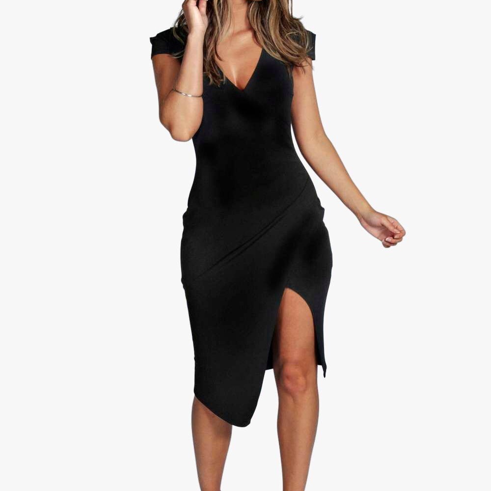 Midi Cap Sleeve Dress